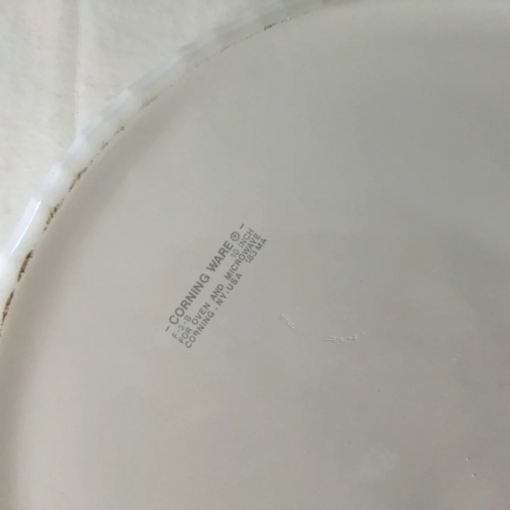 VTG Corningware French White Bakeware Dish